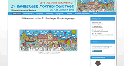 Desktop Screenshot of morphologietage.de